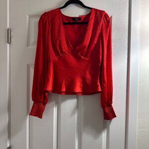 Lulus Red Blouse - size small